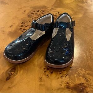 Navy Patent Kids Dress Shoes
